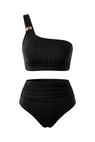 Bikini de talle alto - Negro