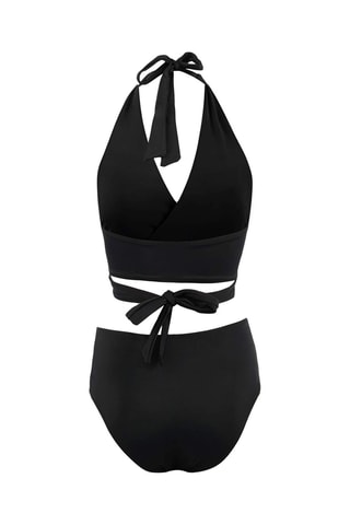 Bikini de talle alto - Negro