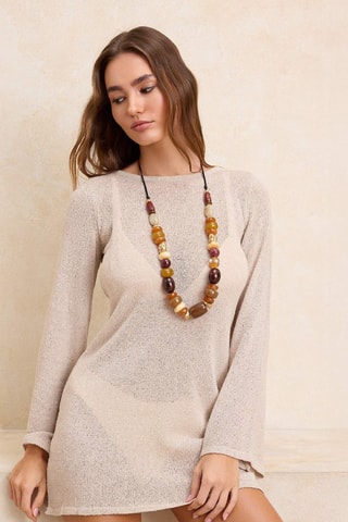 Vestido de playa - Beige