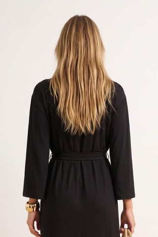 Kimono de playa - Negro