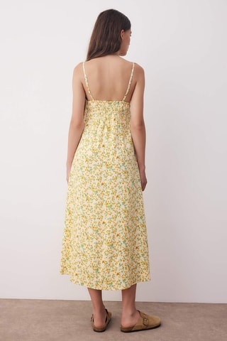 Vestido midi - Amarillo