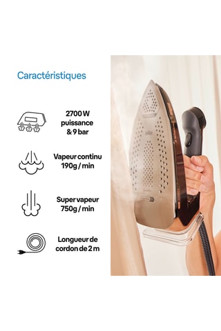 Centrale vapeur CareStyle 9 - 200 g/min - 2700 W