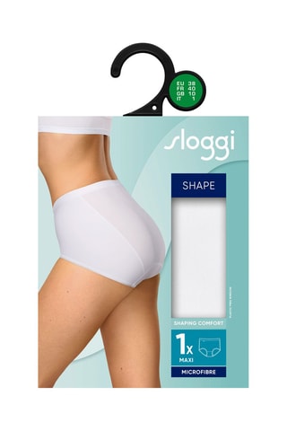 Shorties cintura subida Shape Maxi - Branco