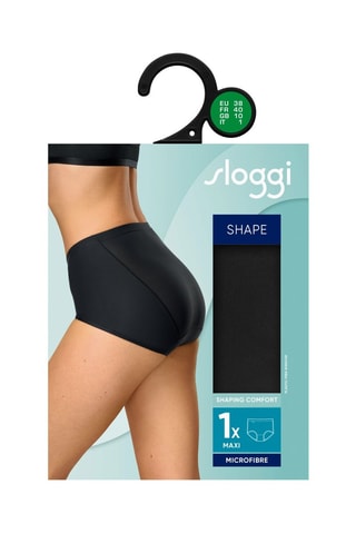 Shorties cintura subida Shape Maxi - Preto