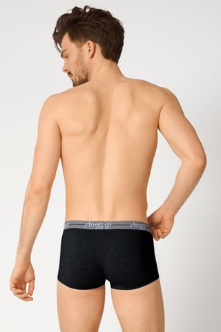 2 boxers Start - Cinzento mesclado e preto - Preto e cinzento