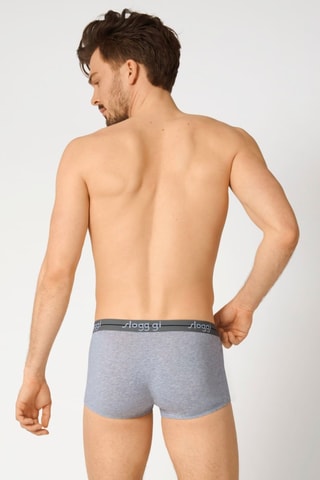 2 boxers Start - Cinzento mesclado e preto - Preto e cinzento