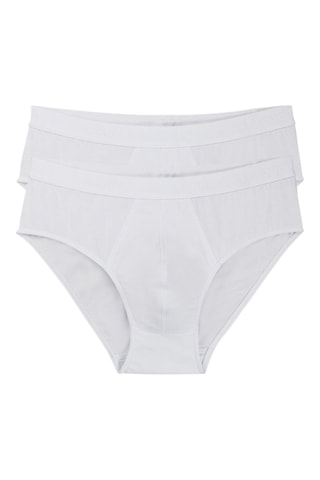 2 cuecas "24/7 Branco - Branco
