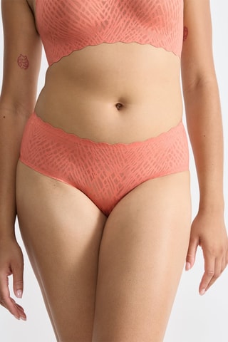 Cueca Hipster - Coral - Vermelho