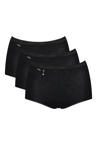 3 cuecas Basic H Pearl Maxi - Preto