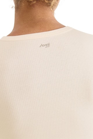 T-shirt GO Ribbed - Bege