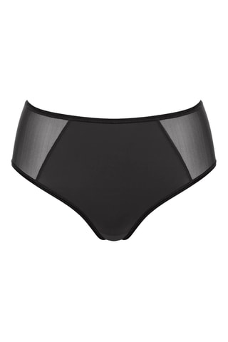 Tanga de cintura subida Soft Adapt P - Preto