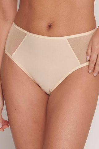 Tanga de cintura subida Soft Adapt P - Bege