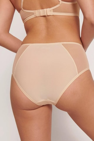 Tanga de cintura subida Soft Adapt P - Bege