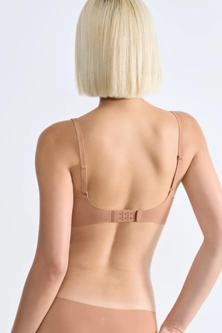 Soutien desportivo push-up Zero Feel - Castanho
