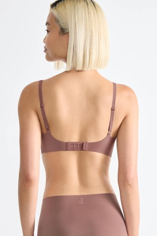 Soutien desportivo push-up Zero Feel - Castanho