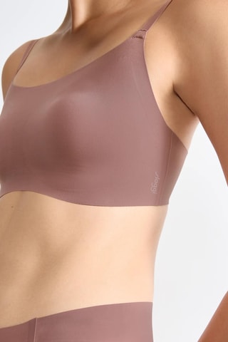 Soutien desportivo push-up Zero Feel - Castanho