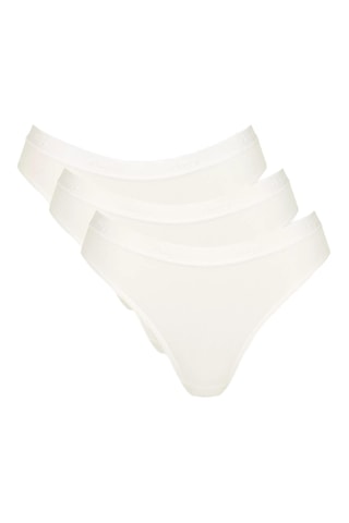 3 cuecas GO Casual - Branco