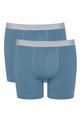 2 boxers compridos Go Abc 2.0 - azul-petróleo