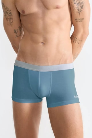 2 boxers Go Abc 2.0 - azul-petróleo