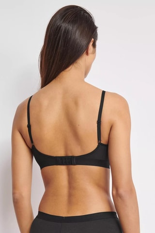 Soutien ampliforma em algodão biológico Ever Ease - Preto