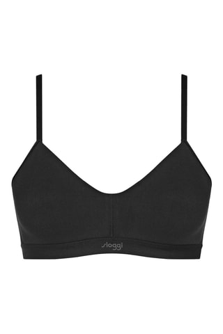 Soutien ampliforma em algodão biológico Ever Ease - Preto