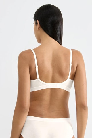 Soutien ampliforma em algodão biológico Ever Ease - Branco