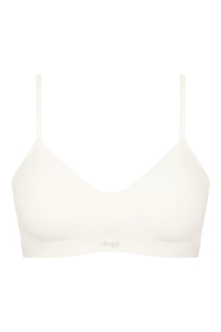 Soutien ampliforma em algodão biológico Ever Ease - Branco