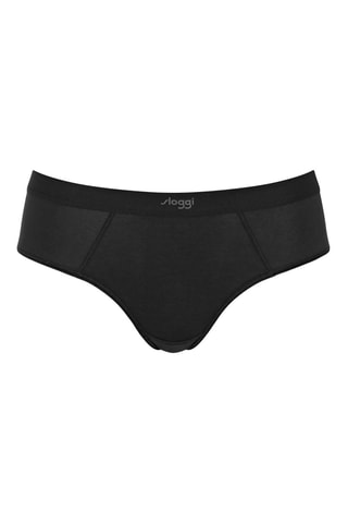 Shorties em algodão biológico Ever Ease - Preto