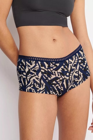 3 shorties GO Crush - Preto e azul-marinho