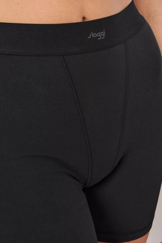Panties de algodão biológico de cintura subida Ever Ease - Preto