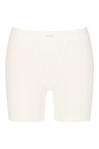 Panties de algodão biológico de cintura subida Ever Ease - Branco 