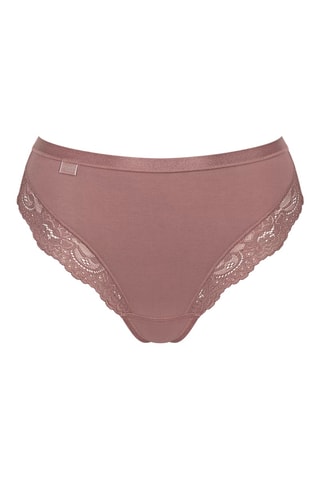 Cueca de cintura alta Romance - Castanho