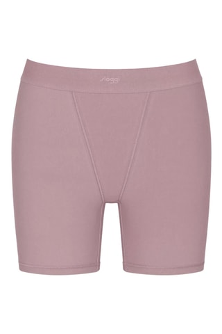Panties de algodão biológico de cintura subida Ever Ease - Rosa-velho