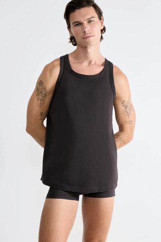 Camisola de alças SLG - Cinzento-escuro