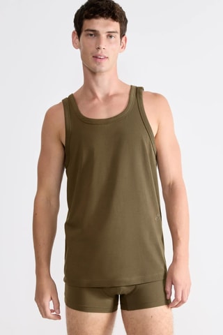 Camisola de alças SLG - Caqui