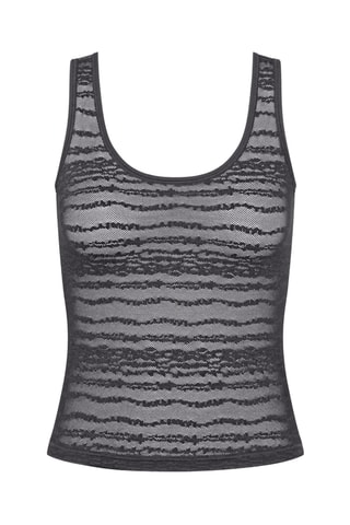 Camisola de alças de renda Free Evolve - Preto