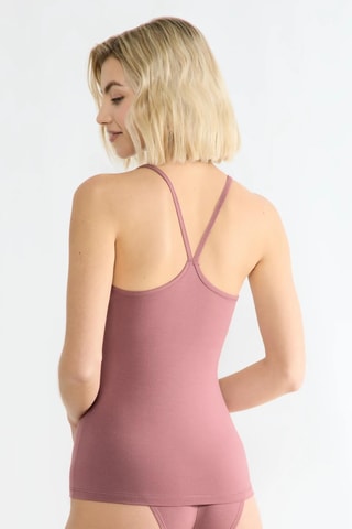 Top de renda Evolve - Rosa-velho