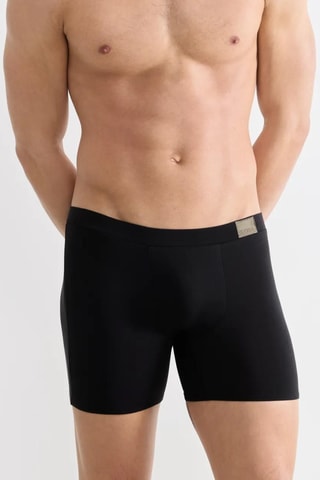 2 boxers compridos Go Natural - Preto