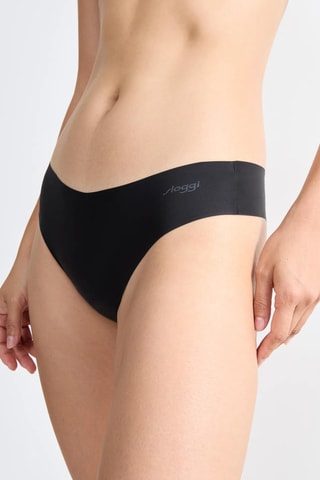 2 cuecas Zero Microfibre 2.0 - Preto e castanho
