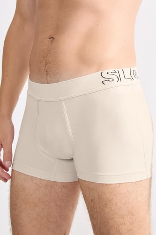 Boxers em algodão biológico - Branco