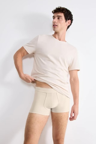 Boxers em algodão biológico - Branco