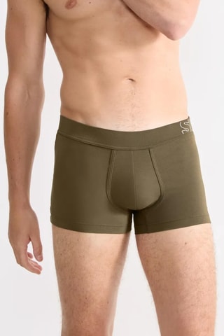 Boxers em algodão biológico - Caqui
