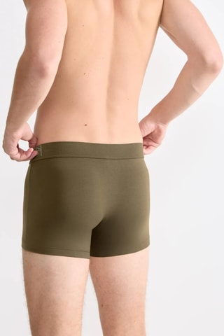 Boxers em algodão biológico - Caqui