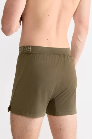 Boxers em algodão biológico - Caqui