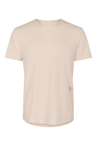 T-shirt regular em algodão biológico - Azul-marinho