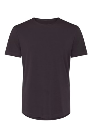 T-shirt regular em algodão biológico - Preto