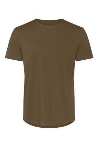 T-shirt regular em algodão biológico - Verde