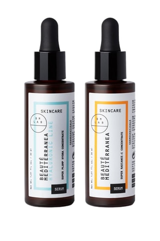 Set Hydraterend Serum Super Plump Hydra Concentrate Glansserum Super Radiance-C Concentrate - 2 x 30 ml
