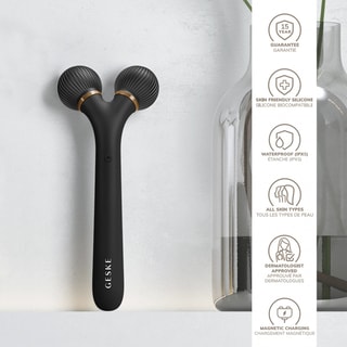 Verstevigende Roller - SmartSonic 4-in-1 - Gezicht & Lichaam - Zwart