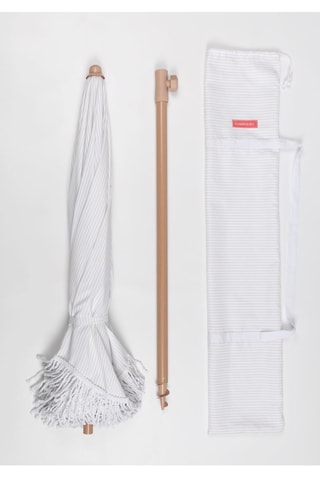 Guarda-sol redondo com pé - Diâmetro tecido 180 cm